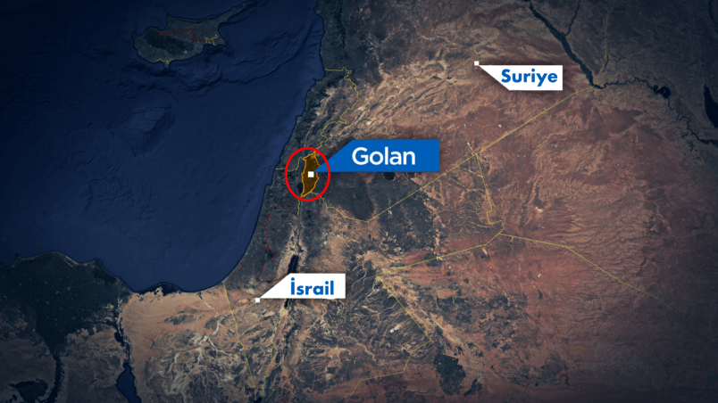 Golan Tepeleri nerededir?