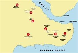 İstanbul'un yedi tepelerinin isimleri nelerdir?