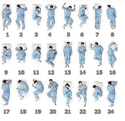Sizin uyuma şekliniz hangisi?