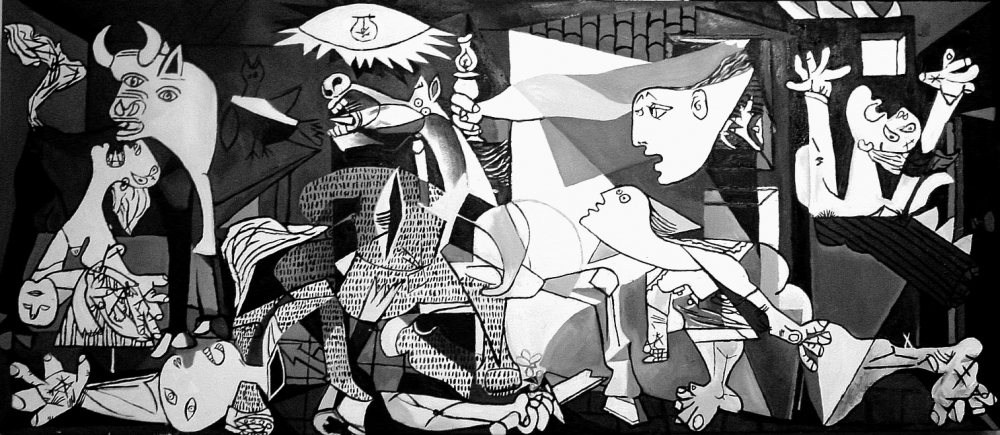 Resimdeki "Guernica" isimli eser hangi sanatçıya aittir?