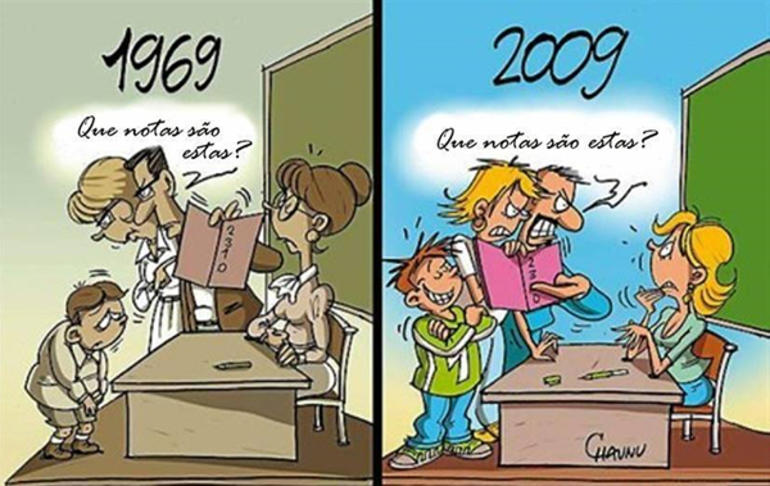 Bu karikatür geçmişle günümüz arasındaki farkı çok iyi anlatmıyor mu sizce de?