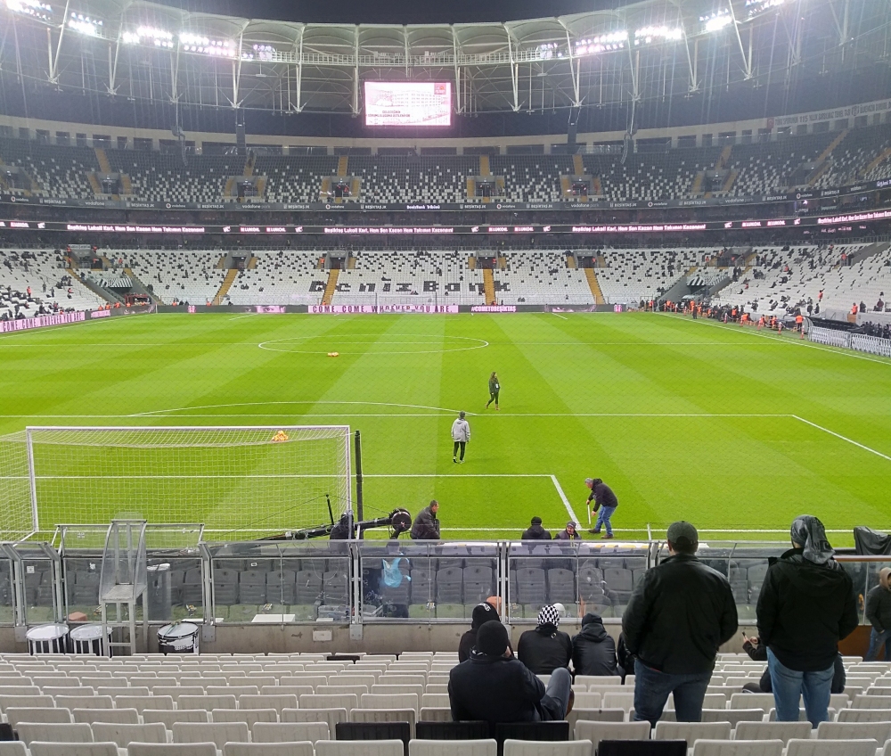 An itibariyle Beşiktaş-Fenerbahçe maçı için stadyumdayım ?