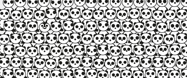Onlarca Panda'nın arasından Penguen'i bulabildiniz ? ve bulmanız ne kadar sürdü ?
