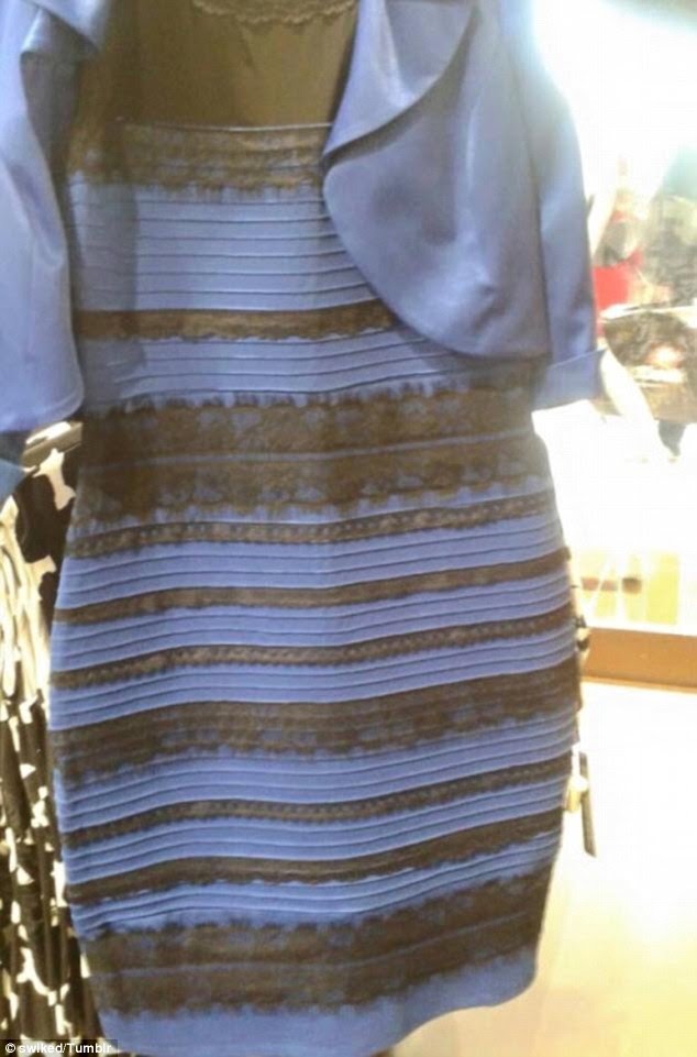 Bu elbise hangi renk? Herkez farklı görüyor.