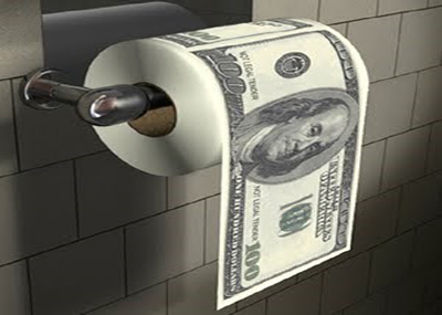 Hiç dolar vs baskılı tuvalet kağıdı kullandınız mı?