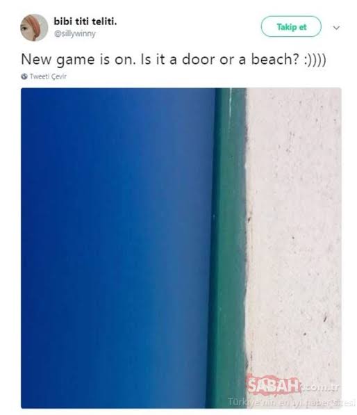 Görseldeki kapı mı plaj mı?