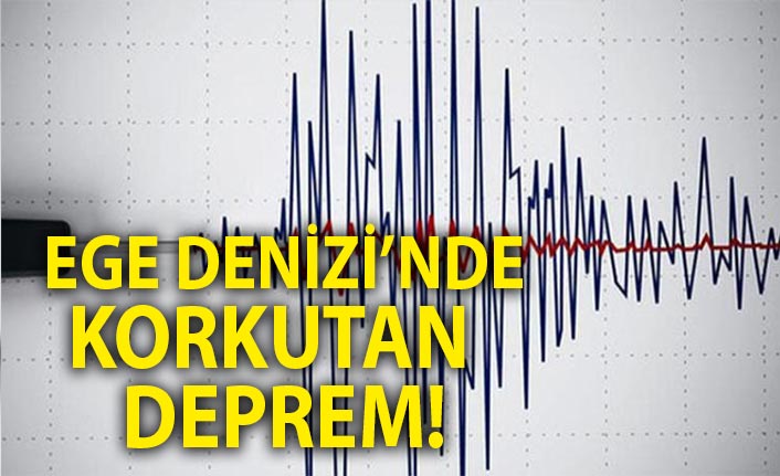 Son dakika: Egede korkutan deprem! ege denizinde 4.3 büyüklüğünde deprem oldu?