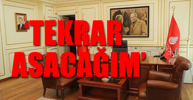 Kayyum Ekrem İmamoğlu'nun  makamına astığı Atatürk tablosunu kaldırdı ?