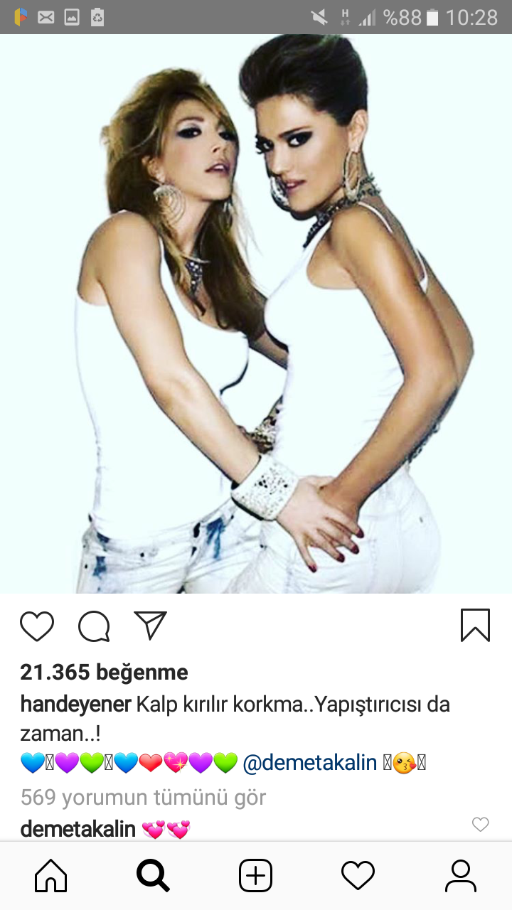 Demet Akalın'la Hande Yener barıştı ne düşünüyorsunuz?
