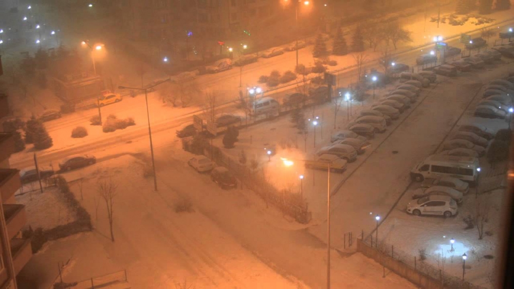 Ve Kış Ankara'ya geldi .Kar yağınca nasıl bir duyguya kapılıyorsunuz ?
