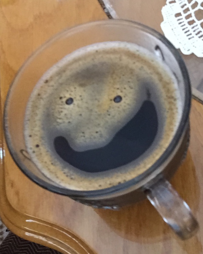 Kahve benden mutlu