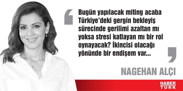 Nagehan Alçı :Maltepe mitingi Ekrem İmamoğlu'na zarar verecek.