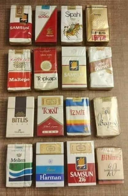 Bu sigaraları hatırlayanınız var mı,biraz eskilere gidelim(resim içeride)