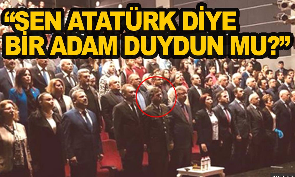 Çanakkale anmasında Atatürk'ün adı anılmayınca salonu terk eden albaya soruşturma açılmış.