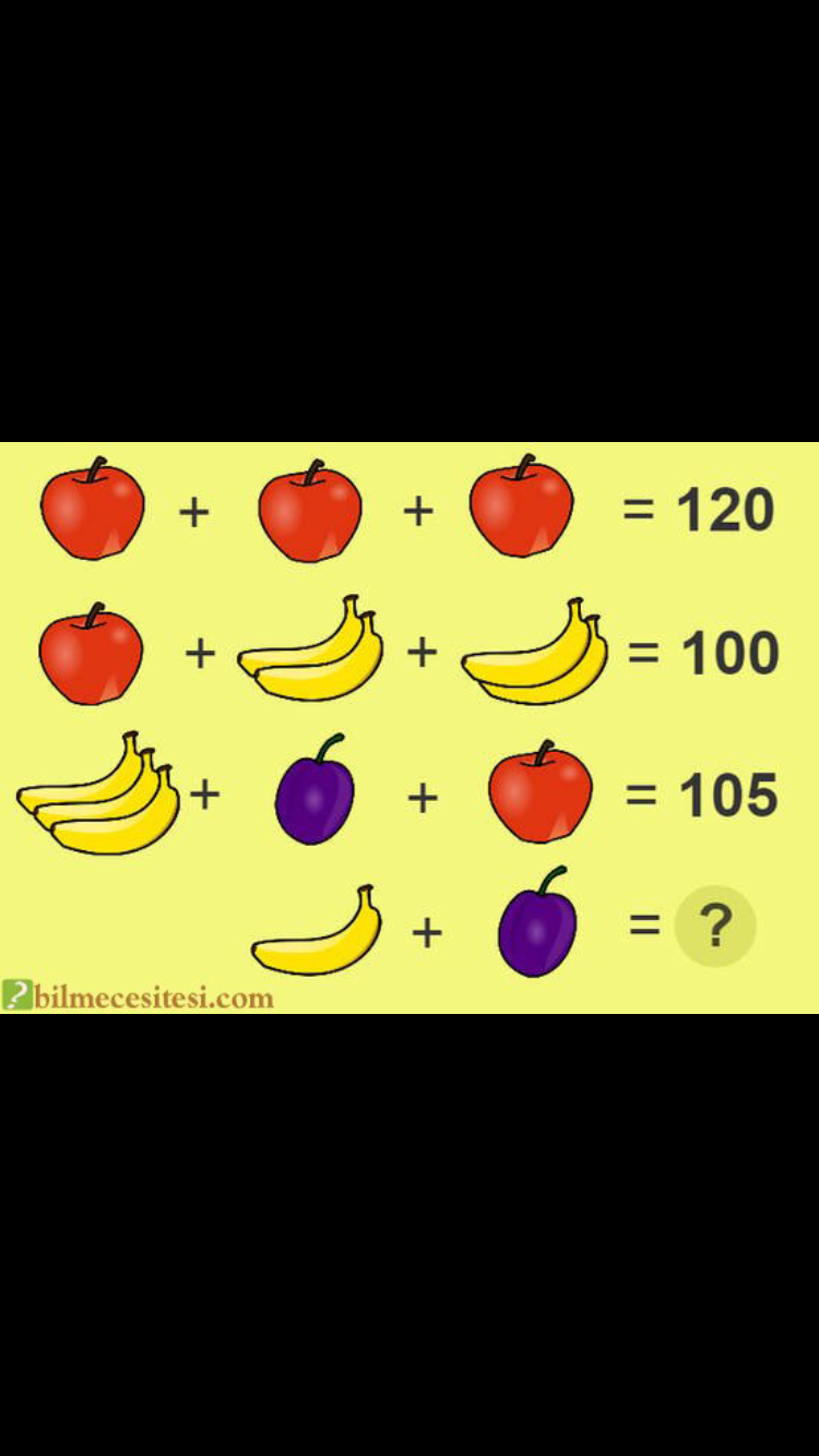 Resimdeki sorunun cevabı nedir?